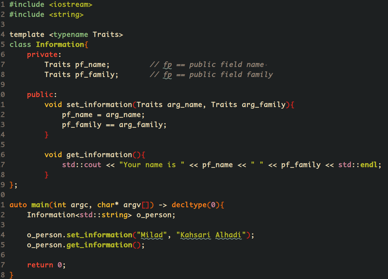 C++ Code